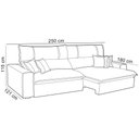 Ver imagem 4 de Sofá Retrátil Reclinável para Sala 3 Lugares 250cm Aisha F04 Veludo Marrom Claro - Lyam Decor
