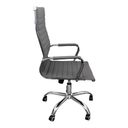 Ver imagem 4 de Kit 2 Cadeira Eames Esteirinha Presidente Escritório Alta - Cinza