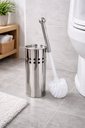 Ver imagem 1 de Kit Escova Vaso Sanitário Suporte Inox Higiene e Organização