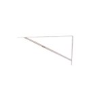 Ver imagem 2 de Kit 4 peças Suporte Mão Francesa Forte, para prateleira de 50cm - Branca