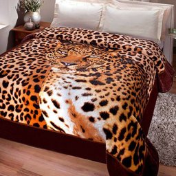 Cobertor Casal Kyor Plus Leopardo - 1