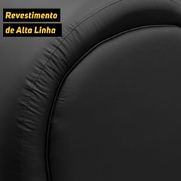 Poltrona Tantra Divã Exótico Recamier Corino Facto Preto Sofa Store - 3