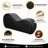 Poltrona Tantra Divã Exótico Recamier Corino Facto Preto Sofa Store - 7