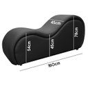 Ver imagem 5 de Poltrona Divã Recamier Corino Facto Preto Sofa Store