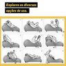 Poltrona Tantra Divã Exótico Recamier Corino Facto Preto Sofa Store - 4