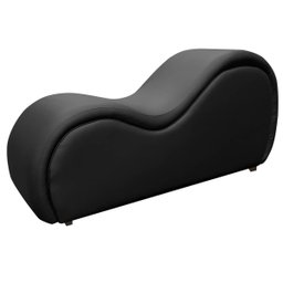 Poltrona Divã Recamier Corino Facto Preto Sofa Store - 2 Poltrona Divã Recamier Corino Facto Preto Sofa Store - 2
