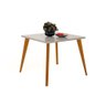 Mesa Lins 90 Cm Jantar Ambiente Cozinha Off White - 4