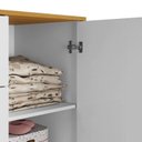 Ver imagem 6 de Conjunto Guarda-Roupa 3 Portas e 2 Gavetas e Cômoda 3 Gavetas 1 Porta Quarto Infantil Magic Baby