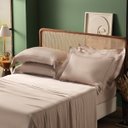 Ver imagem 3 de Jogo de Cama 100% Bambu Fibras Naturais 4 Peças 350 Fios