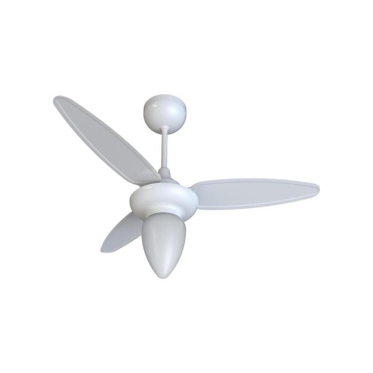 Ventilador de Teto Ventisol Wind 3 Pás Branco Bivolt
