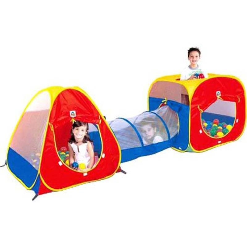 Toca 3 em 1 com Bolinhas - Braskit - 1