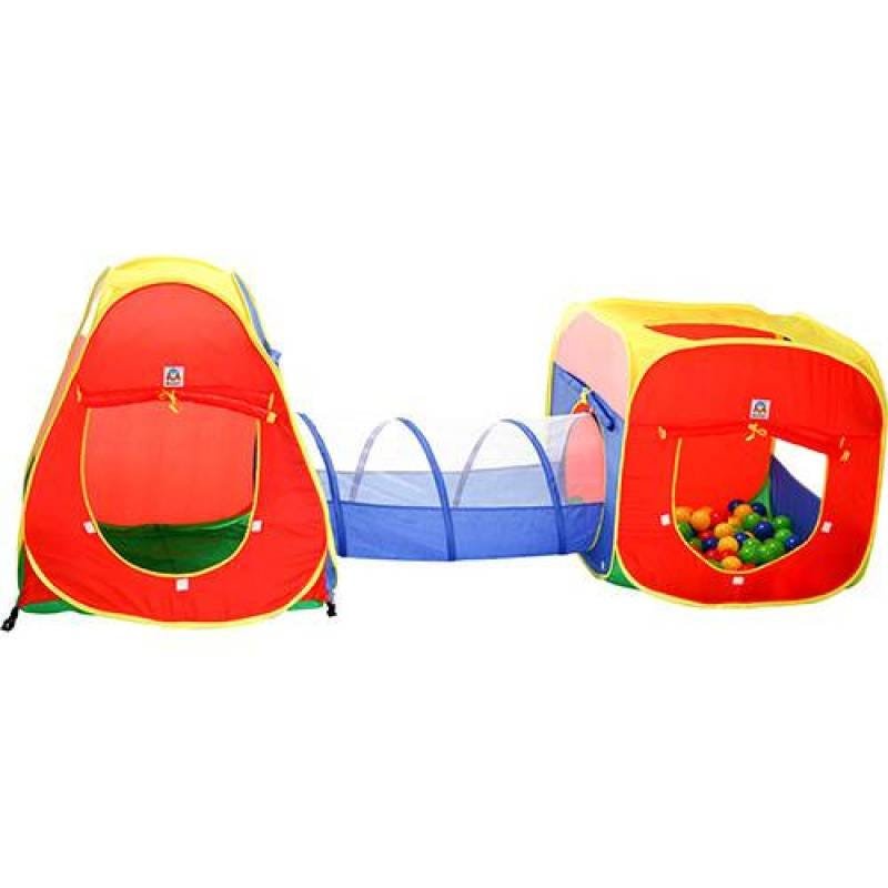 Toca 3 em 1 com Bolinhas - Braskit - 2