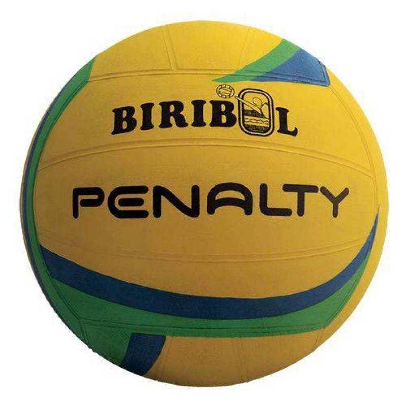 Bola Volei de Piscina Biribol - Penalty Amarela/Azul/Verde - 1