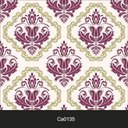 Ver imagem 2 de Papel de Parede Lavável Clássico Arabesco ca0135