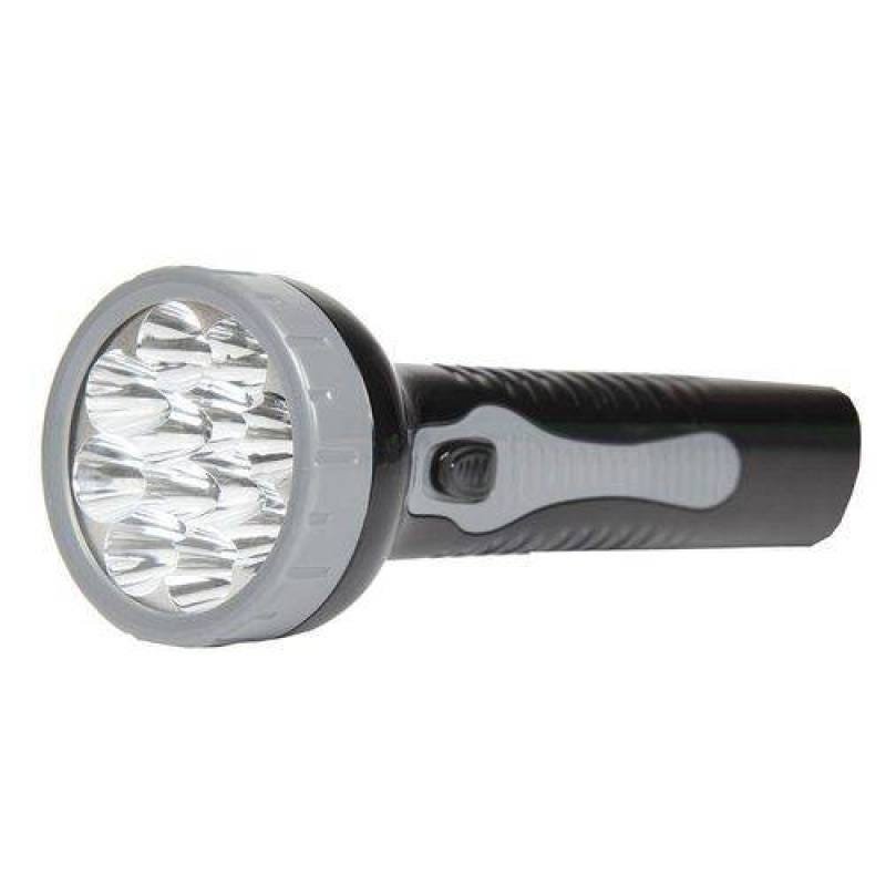 Lanterna Recarregavel 12 Leds Ecoluz Com Plug Retrátil - Mor - 1