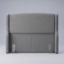Ver imagem 7 de Cabeceira para Cama Box King Size Shae 195cm Estofada com Frame Bouclê Cinza Escuro - Desk Design