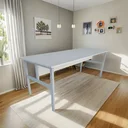 Ver imagem 1 de Mesa Refeitório 6 Lugares Escolar Empresa para Copa:cinza/cinza