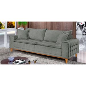 Sofá Fixo Orfeu 3 Lugares Luxo 200cm Castellar Móbile