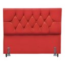 Ver imagem 2 de Cabeceira de Cama Box King 195 Cm Analu com Frame Suede:vermelho