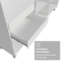 Ver imagem 7 de Guarda-roupa Closet com Pés 4 Gavetas 180cm Branco Venus Madesa