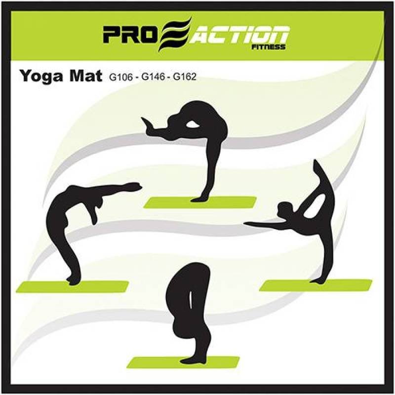 Yoga Mat PVC PROACTION - Preto - 3