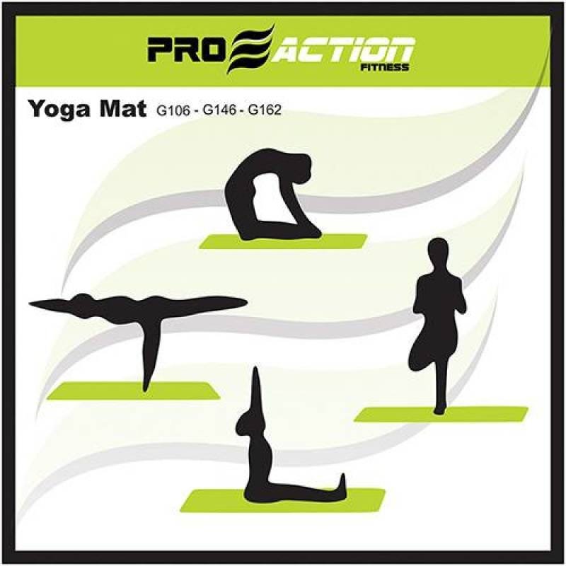 Yoga Mat PVC PROACTION - Preto - 4
