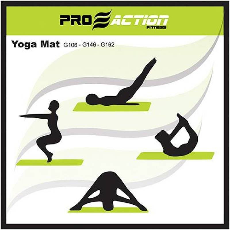Yoga Mat PVC PROACTION - Preto - 5