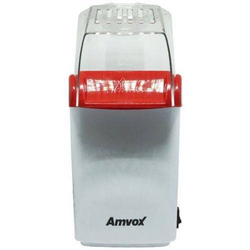 Pipoqueira Elétrica Sem Óleo 110V Derrete Manteiga Pipop Vermelha Branca Amvox APC 3406 - 4