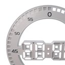 Ver imagem 2 de Relogio Digital de Parede Led Redondo Eletronico Contagem de Segundos