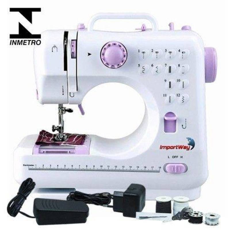 Máquina de Costura Portátil 12 Pontos Bivolt com Pedal Luz Alça Inmetro Mini Importway Iwmc-505 é boa?