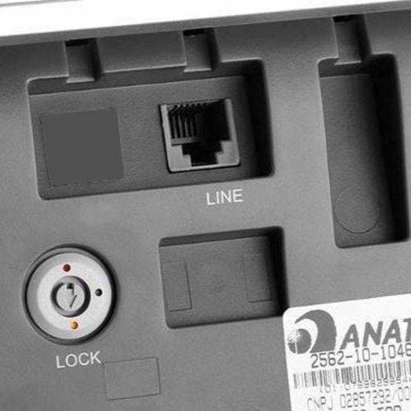 Aparelho Telefone Fixo com Fio Identificador de Chamadas Bina Viva Voz Ibratele - 4