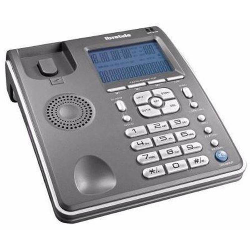 Aparelho Telefone Fixo com Fio Identificador de Chamadas Bina Viva Voz Ibratele - 2