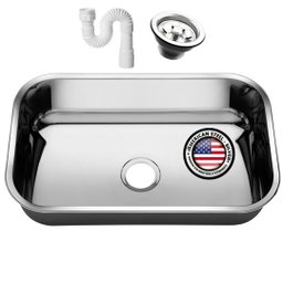 Cuba Aço Inox American Steel N 2 56x34x17 com Válvula - 1
