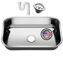 Ver imagem 1 de Cuba Aço Inox American Steel N 2 56x34x17 com Válvula
