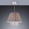 Lustre/Pendente de Tecido Branco Pingente Cristal New Diamond 40 cm  Startec - 2