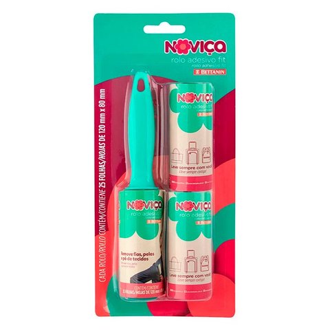 Rolo Adesivo Tira Pelo com 2 Refis Noviça Bettanin