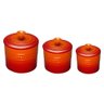 Jogo Completo de Porta Condimentos Laranja Le Creuset 3 Pcs - 1