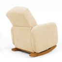 Ver imagem 6 de Poltrona Amamentação Balanço Madeira Jhessy Suede D03 - D'rossi