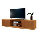 Ver imagem 2 de Rack Logan 180cm para TV até 75" 2 Portas Ripadas Mavaular:Naturalle