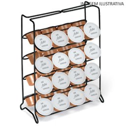 Porta Cápsulas Café Três Corações em Aço 32 Cápsulas Black - 2