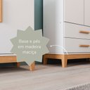 Ver mais imagens de Guarda-Roupa de Bebê 3 Portas Hellen Branco/Betula