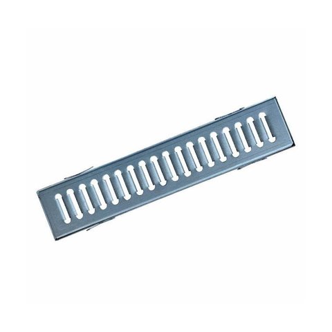 Ralo Grelha Linear com Caixilho em Aço Galvanizado 10x50cm