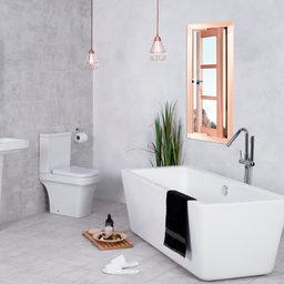 Vitrô Pivotante Quadriculado 100cmx40cmx12cm VE961 Esel - 3