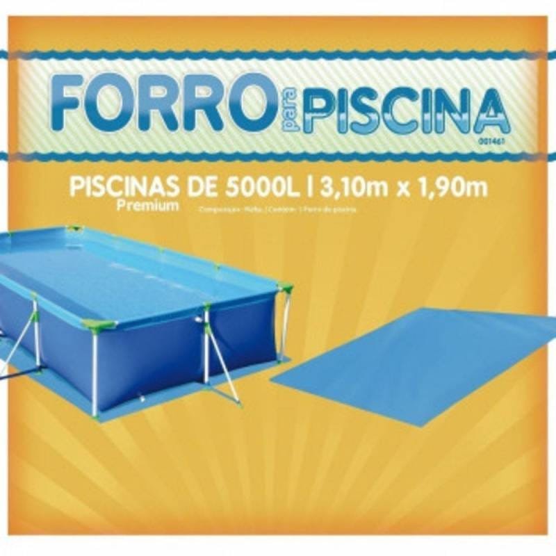 Forro para Piscina Retangular Premium 5000 Litros Mor 3,10m X 1,90m - 5