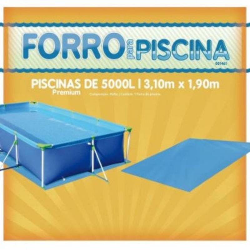 Forro para Piscina Retangular Premium 5000 Litros Mor 3,10m X 1,90m - 3