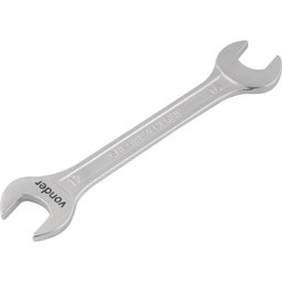 Chave fixa 16x17mm cromo vanádio fosco cartela - Vonder - 1