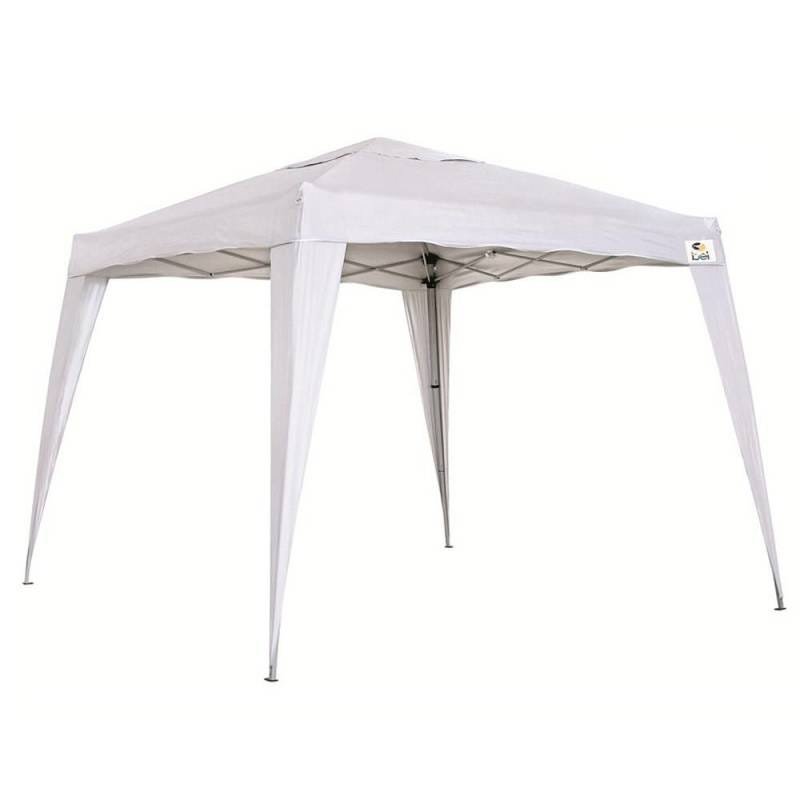 Tenda Gazebo Articulada 2,4x2,4m Dobravel em Aço Branco - Belfix - 2