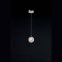 Ver imagem 1 de Pendente Metal/Cristal 11cm x160cm 1xg9 - Cr/Tr - Bella