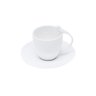 Cj 6 Xícaras P/Café C/Pires de Porcelana Birds Branco 85ml Wolff - 2