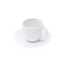 Cj 6 Xícaras P/Café C/Pires de Porcelana Birds Branco 85ml Wolff - 3